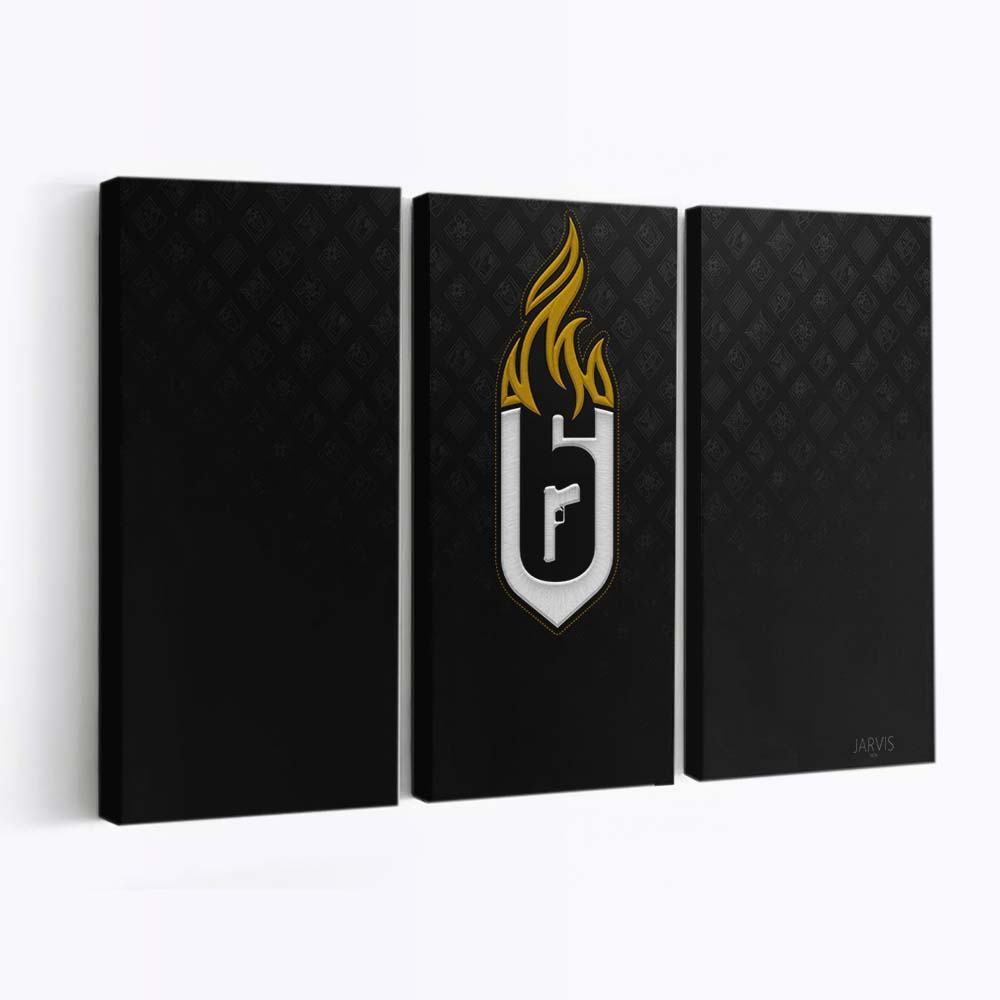 tom clancys rainbow six siege 4k logo rs